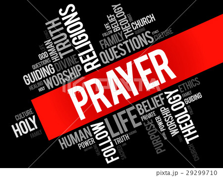 Prayer word cloud collage Prayer word cloud collage 29299710