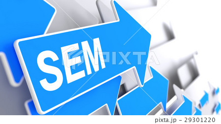 SEM - Inscription on the Blue Pointer. 3D. 29301220