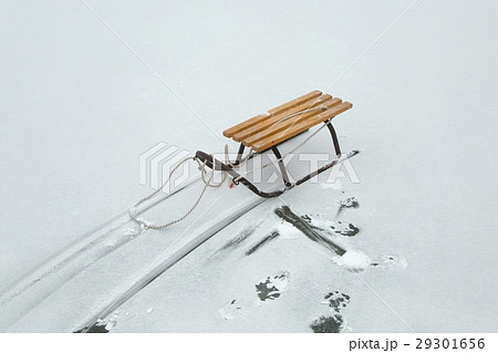 Sledge on a frozen lake Sledge on a frozen lake 29301656