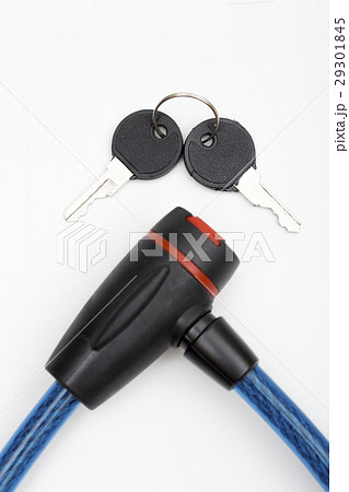 cable lock on the white background cable lock on the white background 29301845