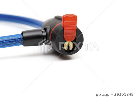 cable lock on the white background cable lock on the white background 29301849
