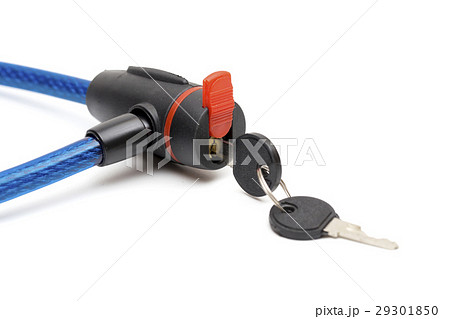 cable lock on the white background cable lock on the white background 29301850