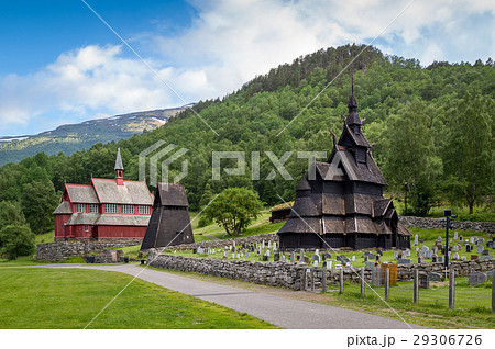Borgund Stave Church historical complex Borgund Stave Church historical complex 29306726