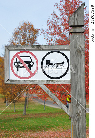 Only horse-drawn vehicles Signs erected Old Order Only horse-drawn vehicles Signs erected Old Order 29307539