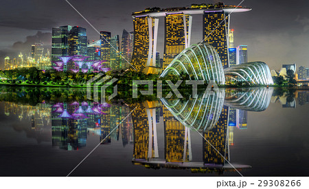 Singapore Skyline and view of Marina Bay Singapore Skyline and view of Marina Bay 29308266