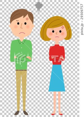Young couple gets angry 29309757