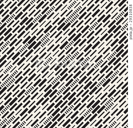 Vector Seamless Black And White Irregular Dash 29310838