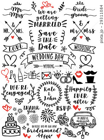 wedding overlays, vector set wedding overlays, vector set 29311084