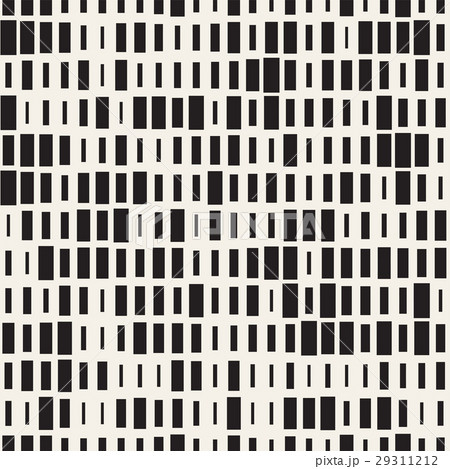 Vector Seamless Black And White Irregular Dash 29311212