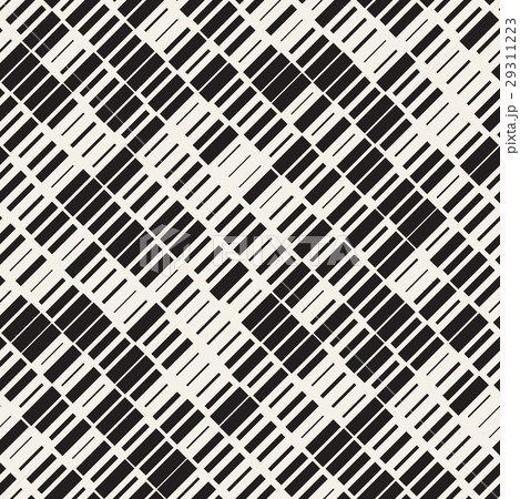 Vector Seamless Black And White Irregular Dash 29311223