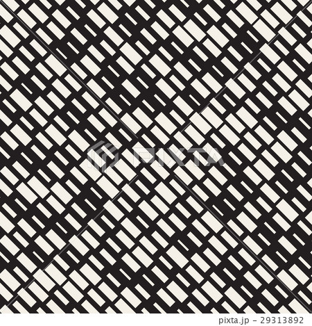 Vector Seamless Black And White Irregular Dash 29313892