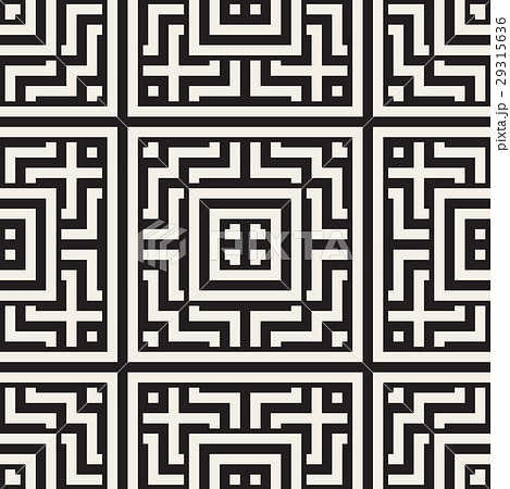 Maze Tangled Lines Contemporary Graphic. Abstract 29315636