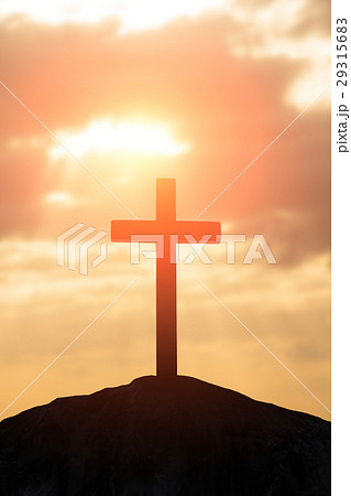 silhouette of cross silhouette of cross 29315683