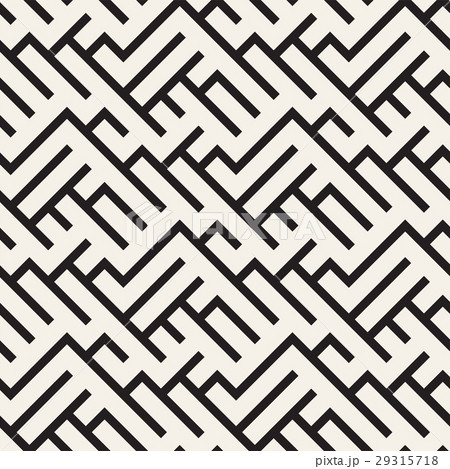 Irregular Maze Shapes Tiling Contemporary Graphic 29315718