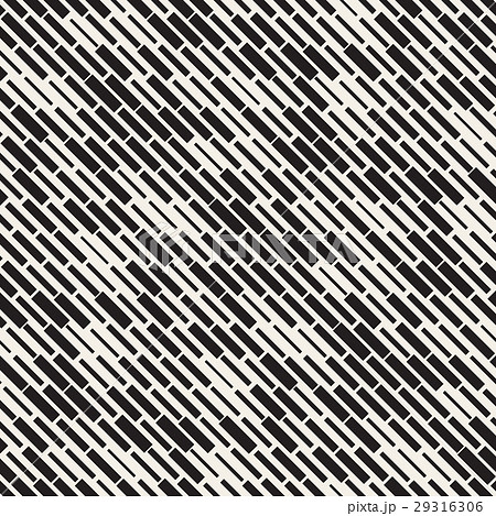 Vector Seamless Black And White Irregular Dash 29316306