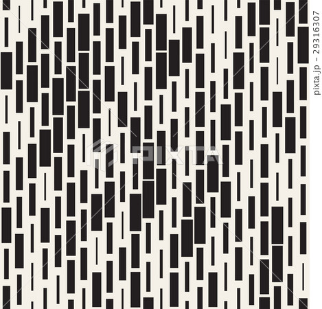 Vector Seamless Black And White Irregular Dash 29316307