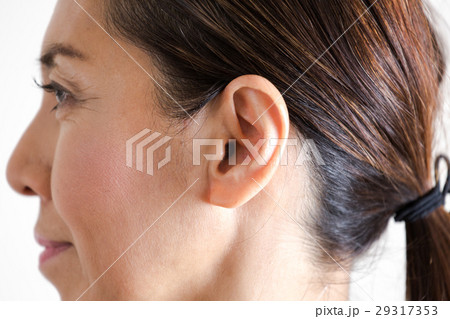 ミドル女性 横顔 ミドル女性 横顔 29317353