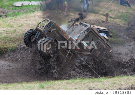 Race of tractors in the mud, Russia, July 5, 2016 29318382