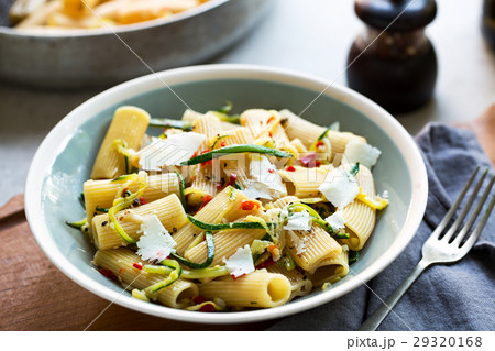 Pasta with Zucchini and Chili Pasta with Zucchini and Chili 29320168