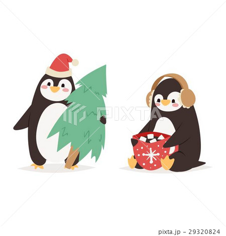 Penguin set vector characters 29320824