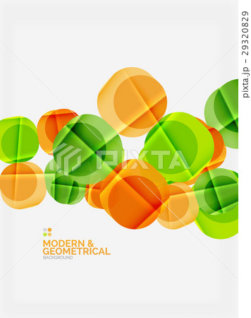 Color glossy squares with round angles 29320829