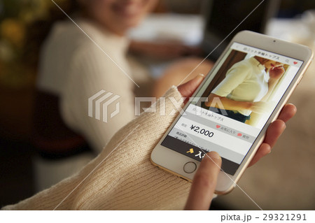 ネットオークションを楽しむ女性たち 29321291