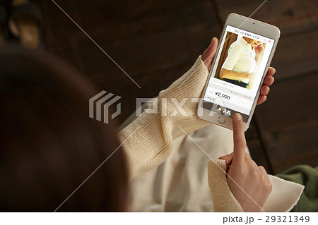 ネットオークションを楽しむ女性 29321349