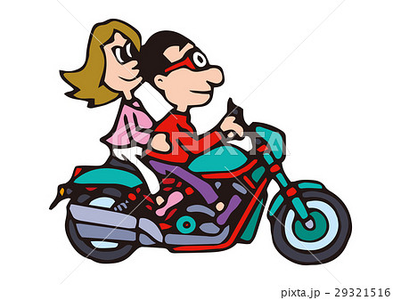 大型バイクイラスト アメリカンバイクのイラスト素材 29321516 Pixta