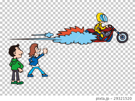 大型バイクイラスト、アメリカンバイク 29321520