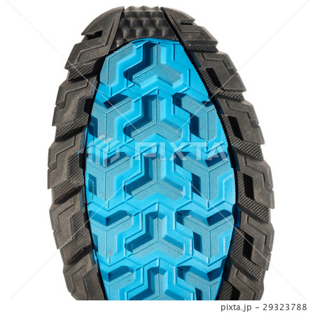 Running shoe sole isolated on white 29323788