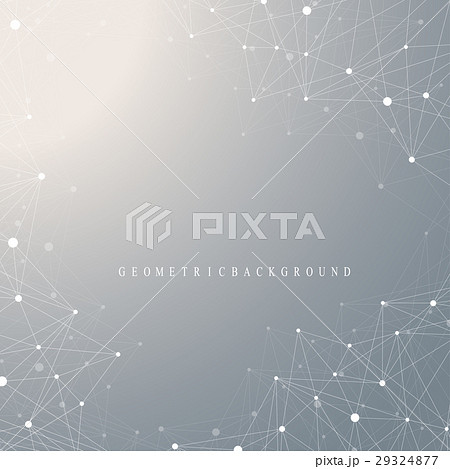 Geometric graphic background molecule and 29324877