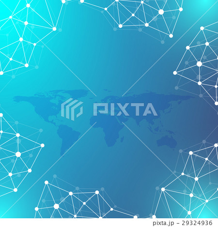 Geometric graphic background communication. Big 29324936