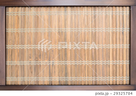 Wood Oriental Design Background With Frame 29325784