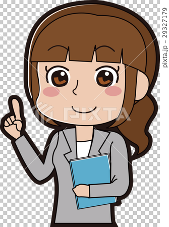 解釋點的衣服的一名婦女 29327179