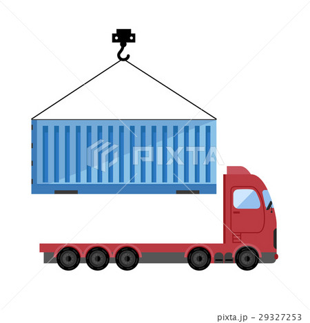 Container truck icon Container truck icon 29327253