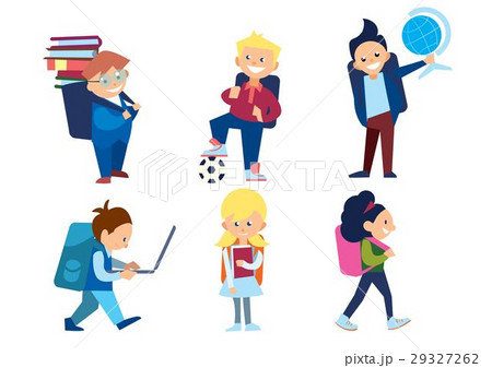 Little Schoolchildren Set Little Schoolchildren Set 29327262