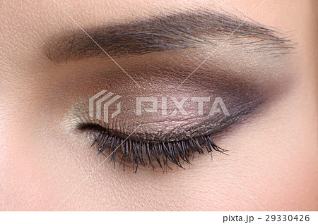 Macro shot of an eye of a woman Macro shot of an eye of a woman 29330426