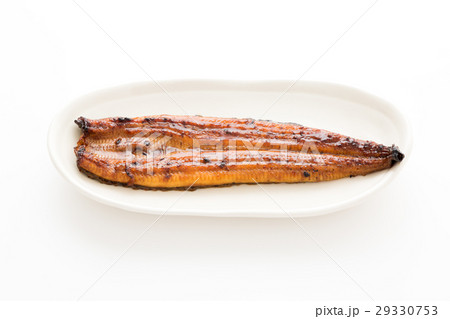 鰻の蒲焼き 白バック 鰻の蒲焼き 白バック 29330753