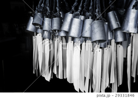 steel can bell with mobile wind in dark steel can bell with mobile wind in dark 29331846