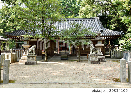 鏡作坐天照御魂神社の拝殿 鏡作坐天照御魂神社の拝殿 29334106