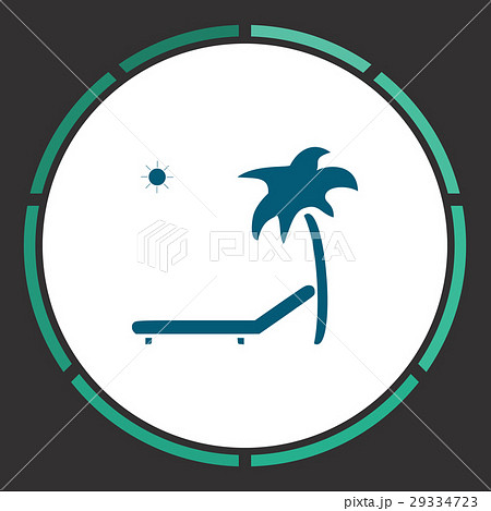 Beach Icon Vector 29334723
