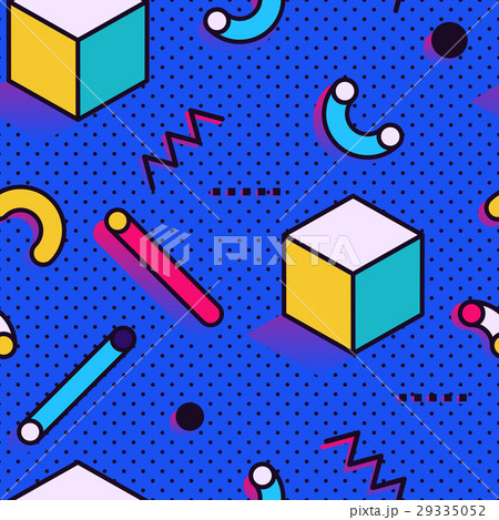 Seamless pattern in Memphis style Seamless pattern in Memphis style 29335052