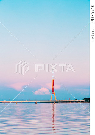 Riga, Latvia. Famous Landmark Television Tower In 29335710