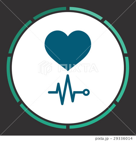 EKG. Life Icon Vector EKG. Life Icon Vector 29336014