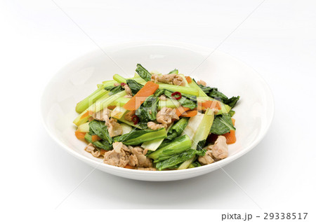 小松菜と豚肉の炒め物 小松菜と豚肉の炒め物 29338517