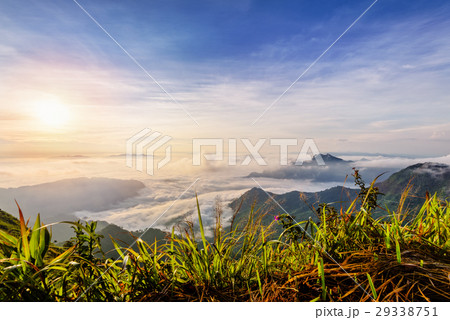 Sunrise on the clouds in Thailand 29338751