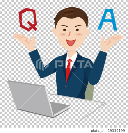 Businessman desk work 29339199