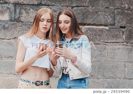 young model on the street young model on the street 29339490