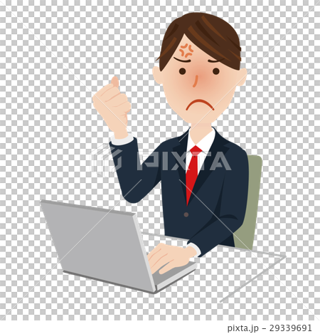ビジネスマン　デスクワーク 29339691