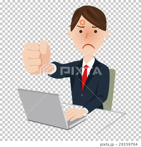 ビジネスマン　デスクワーク 29339704